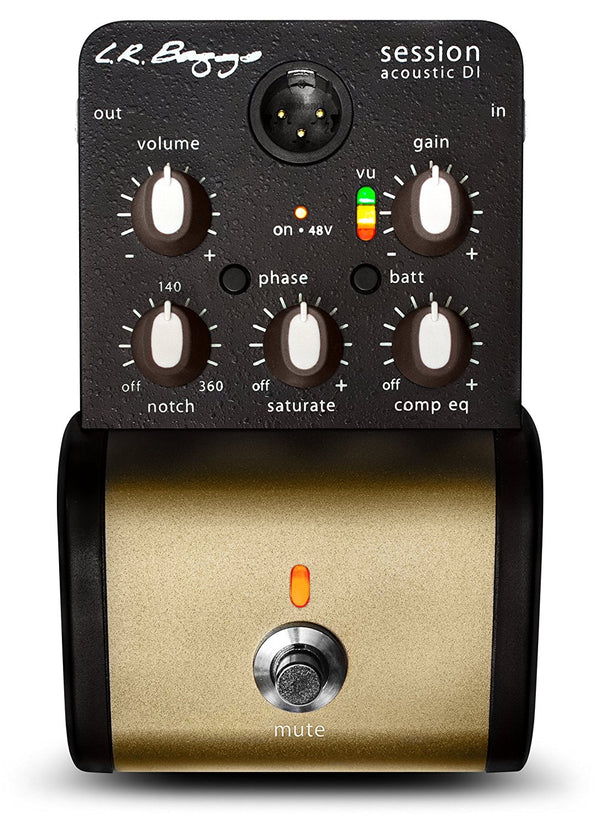 LR Baggs SESSION DI Acoustic Guitar Compression EQ DI Direct Box Preamp Pedal