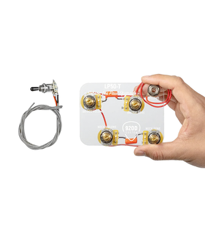 920D Custom Les Paul Upgraded Wiring Harness With Long Shafts and Pre-Wired 3-Way Switchcraft Pickup Selector