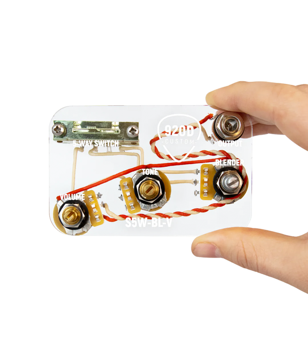 920D Custom Strat 5-Way Upgraded Wiring Harness With Blender Pot