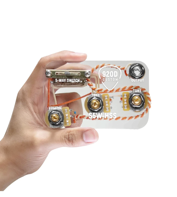 920D Custom Strat HSS 5-Way Super Switch Upgraded Wiring Harness