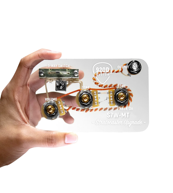 920D Custom Strat 7-Way SSS Upgraded Wiring Harness With Neck On Mod