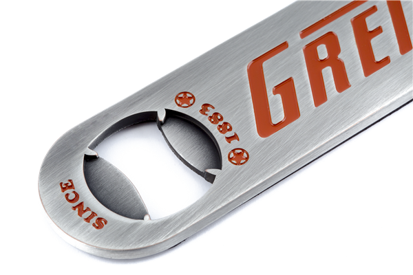 Official Gretsch Logo Beer Bottle Opener Brushed Aluminum, Guitar Player Gift