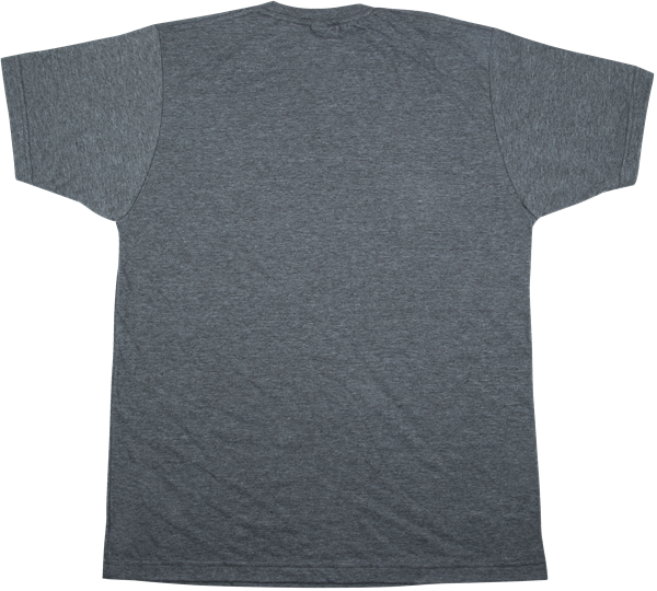 Genuine Gretsch 45 RPM Logo Men's T-Shirt, Heather Charcoal Gray, S (SMALL)