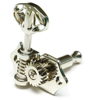 Graph Tech 3+3 Ratio Acoustic Guitar Open Back Tuners Set - NICKEL, PRN-3411-N0