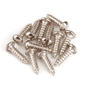 (12) Genuine Fender Guitar Slot Head Nickel Tuner/Machine Head Mounting Screws
