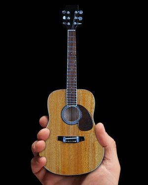 AXE HEAVEN Classic Natural Finish Acoustic Miniature Guitar Display Gift, AC-001