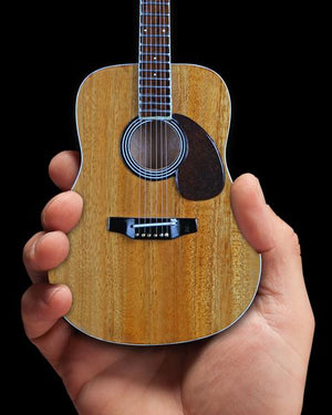 AXE HEAVEN Classic Natural Finish Acoustic Miniature Guitar Display Gift, AC-001