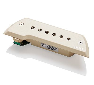 EMG ACS Acoustic Guitar Soundhole Pickup, Ivory w/ Chrome Poles (4653.00)