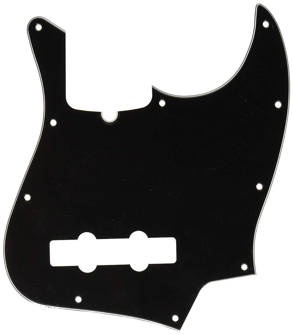 Genuine Fender Modern American Standard Jazz Bass Pickguard 10-Hole, BLACK 3-Ply