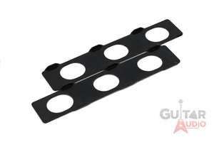 Hipshot UMP Universal Mounting Plate Set for 6 In-Line Hipshot Tuners, Black