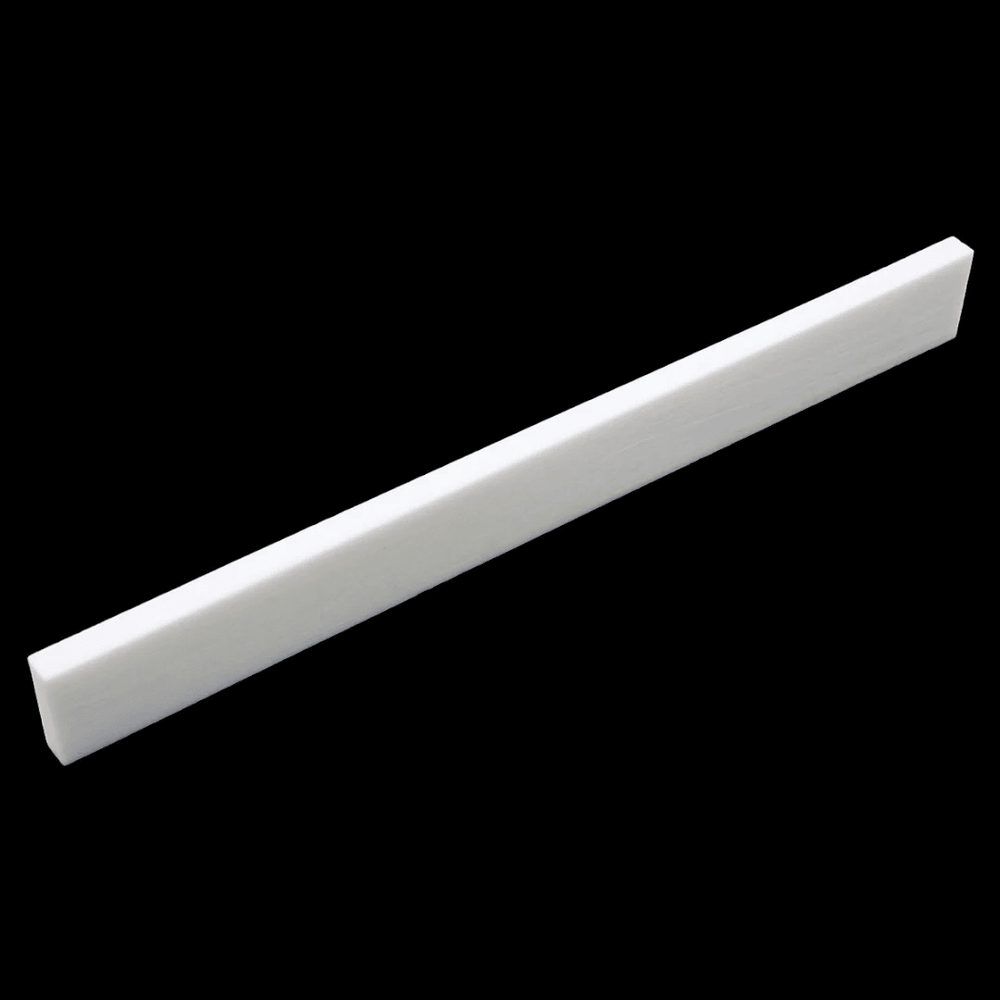 Allparts Bone Saddle for Acoustic Guitars, 4-1/8" x 1/8" x 7/16"