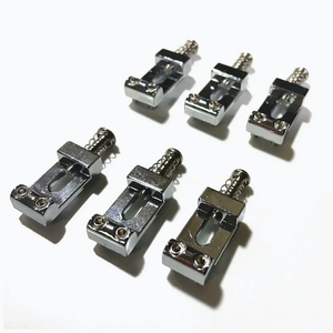 Allparts 70s Style Set of 6 Bridge Saddles for Fender Strat, CHROME