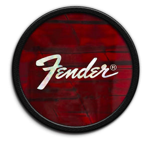 Thalia X Fender Pick Puck, Guitar Pick Holder, Red Angel Wing/Perine Logo