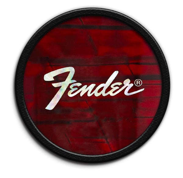 Thalia X Fender Pick Puck, Guitar Pick Holder, Red Angel Wing/Perine Logo