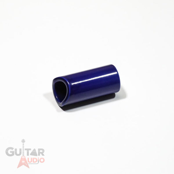 The Rock Slide, Ceramic Guitar Slide, Medium, Pacific Dark Blue