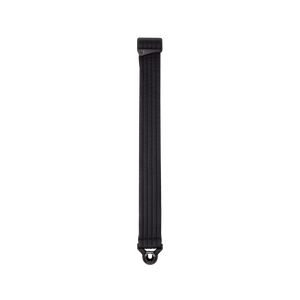 D'Addario Auto-Lock Padded Soft Nylon Guitar Strap, Black Striped, 50BAL01