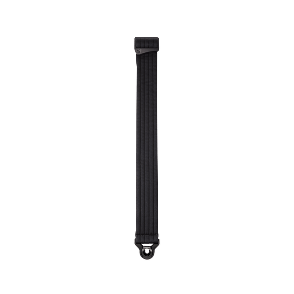 D'Addario Auto-Lock Padded Soft Nylon Guitar Strap, Black Striped, 50BAL01