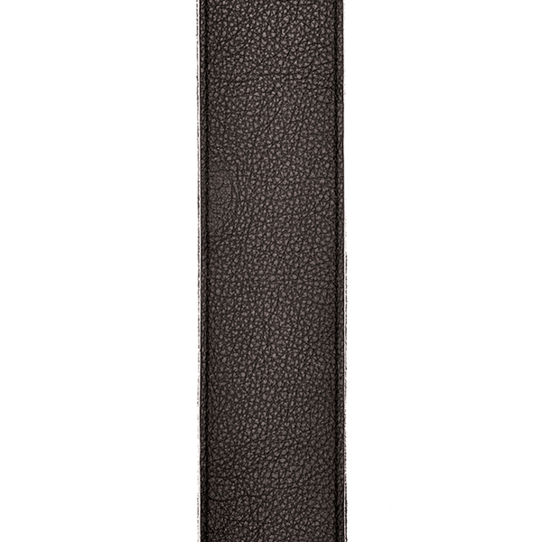 D'Addario Planet Lock Leather Guitar Strap Black 2" Locking Strap, 50PLL00