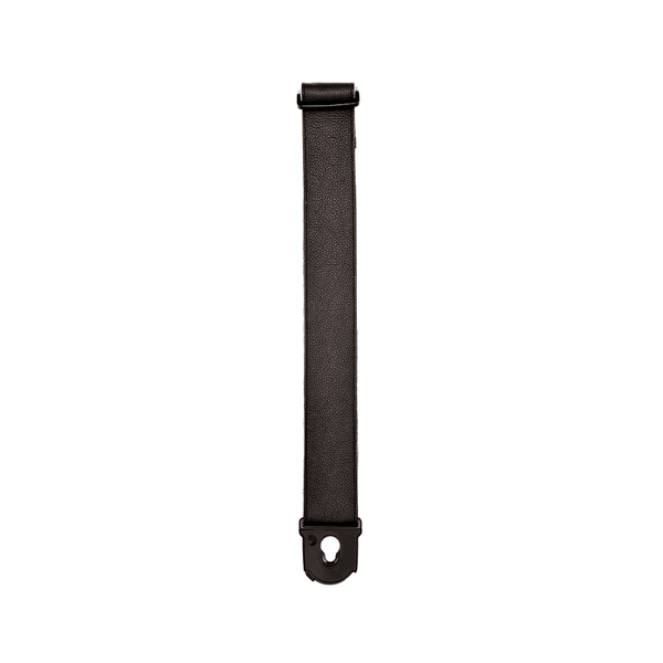 D'Addario Planet Lock Leather Guitar Strap Black 2" Locking Strap, 50PLL00