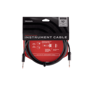 D'Addario American Stage 10' Straight-Ends Guitar Instrument Cable, PW-AMSG-10