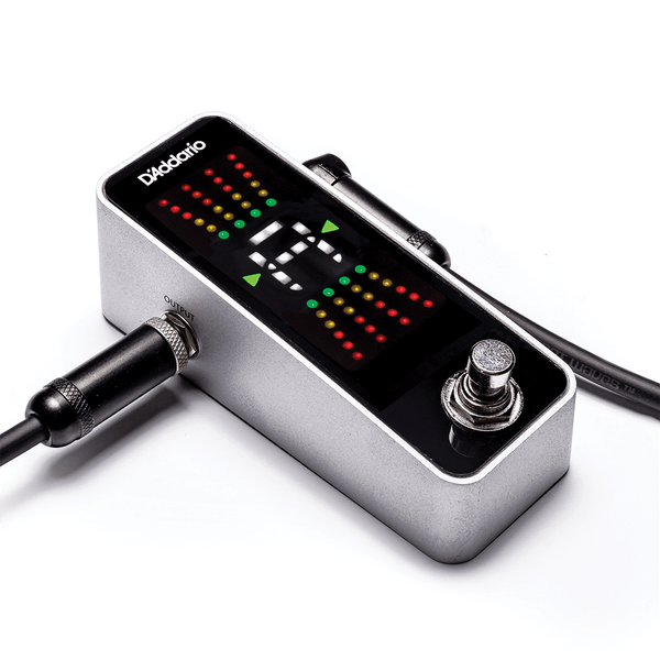 D'Addario Chromatic Guitar/Bass Pedal Tuner with True Bypass, PW-CT-20