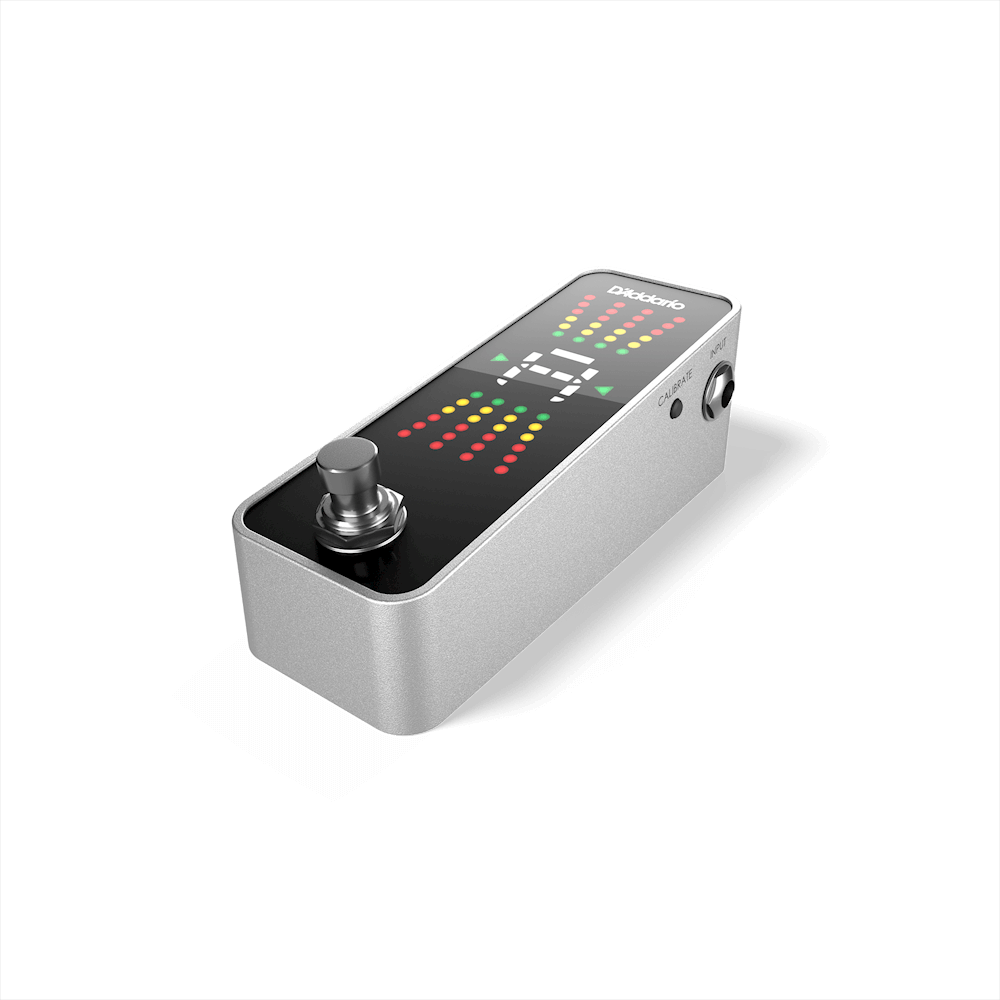 D'Addario Chromatic Guitar/Bass Pedal Tuner with True Bypass, PW-CT-20
