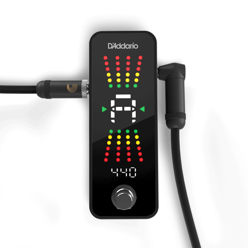 D'Addario CHROMATIC PLUS Guitar/Bass Pedal Tuner with Signal Buffer, PW-CT-23