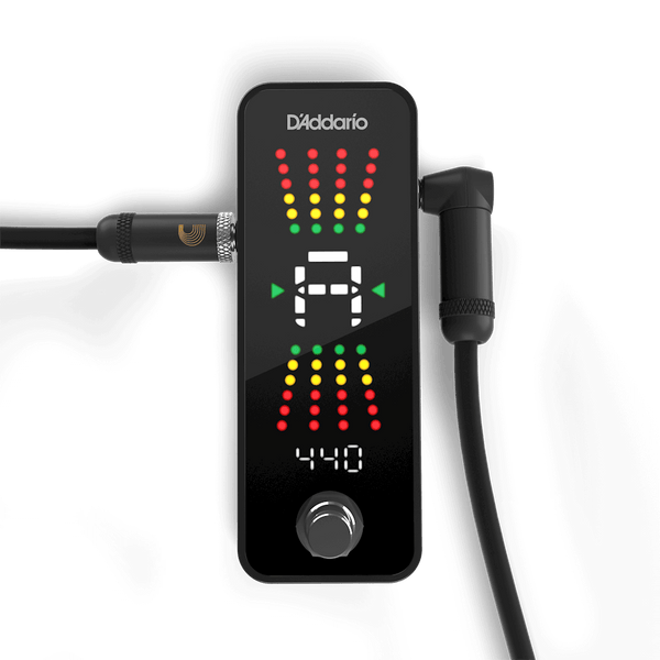 D'Addario CHROMATIC PLUS Guitar/Bass Pedal Tuner with Signal Buffer, PW-CT-23