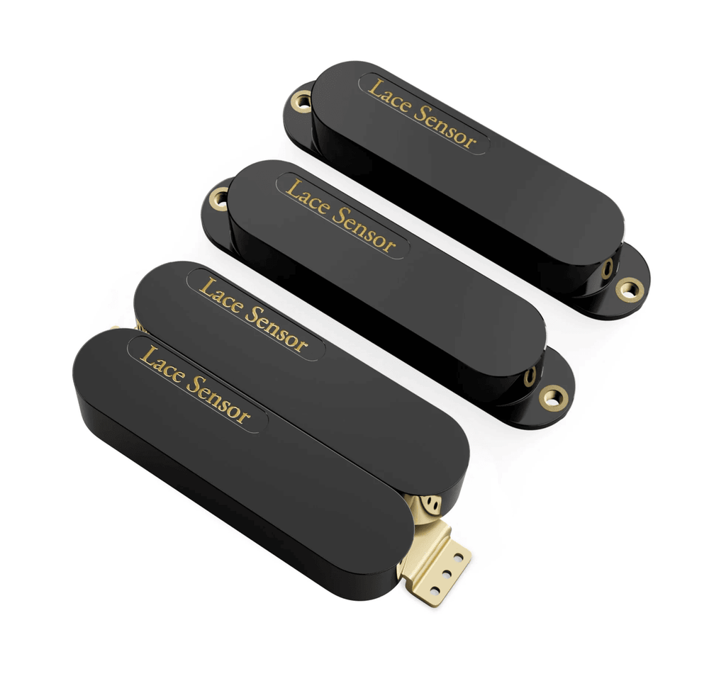Lace Sensor Deluxe Plus Pack H/S/S Pickup Set, Black