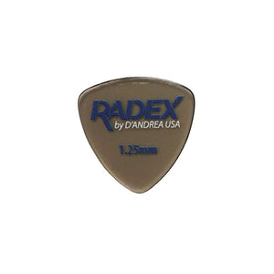 D'Andrea Radex Smoke Guitar Picks Set, 1.25mm, 346-Shape, 6-Pack