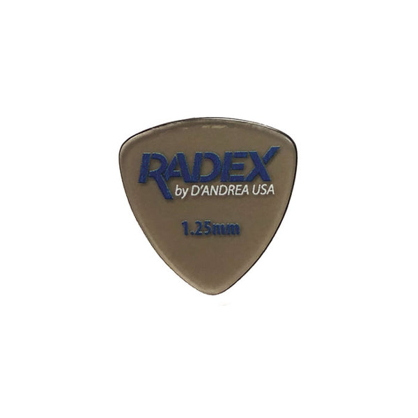 D'Andrea Radex Smoke Guitar Picks Set, 1.25mm, 346-Shape, 6-Pack
