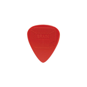 D'Andrea Snarling Dog Guitar Picks, Brain Picks, 72 Picks, .73mm Red