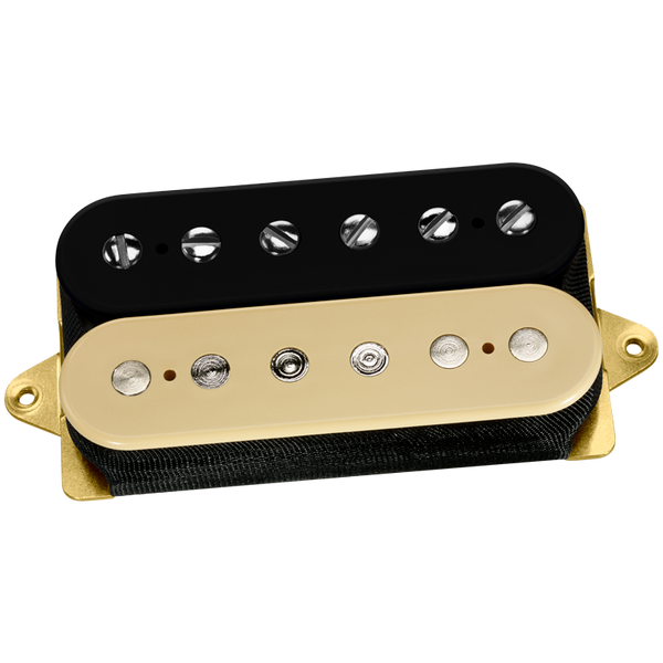 DiMarzio DP155F "The Tone Zone" F-Spaced Humbucker Guitar Bridge Pickup - BLACK/CREAM