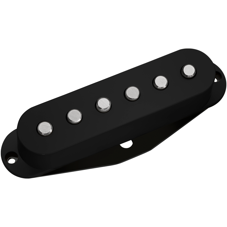 DiMarzio DP402BK Virtual Vintage Blues Stratocaster Single Coil Pickup, Black