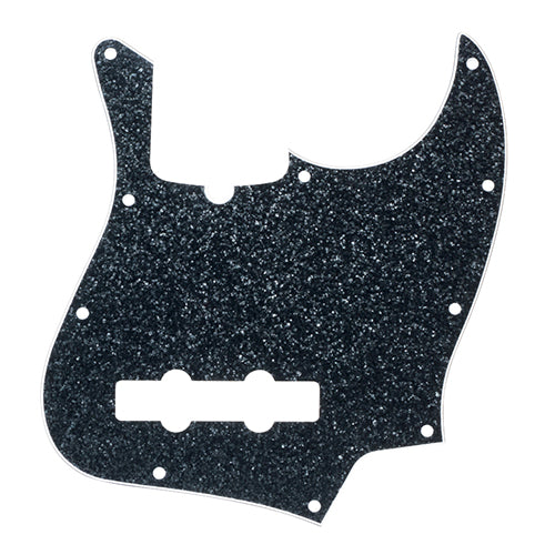 D'Andrea Pro Sparkle Pickguard for Fender Jazz/J-Bass - Black Sparkle, DPP-JB-BKS