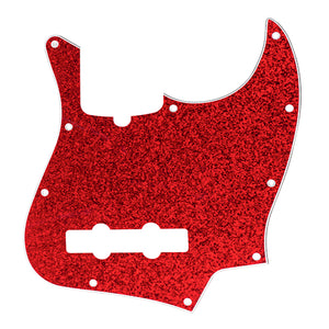D'Andrea Pro Sparkle Pickguard for Fender Jazz/J-Bass - Red Sparkle, DPP-JB-RDS