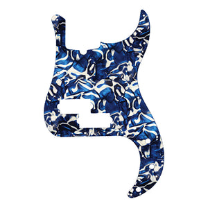 D'Andrea Pro Pickguard for Fender Precision/P-Bass - Blue Swirl, DPP-PB-BSP