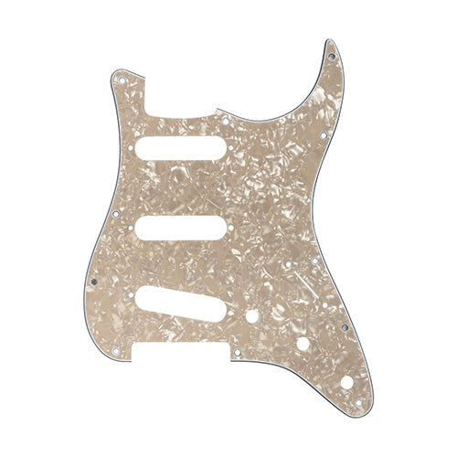 D'Andrea Pro Stratocaster/Strat 11-Hole Guitar Pickguard, Vintage Pearl, DPP-ST-VNP