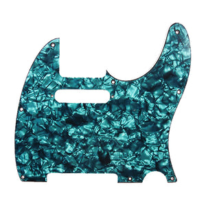 D'Andrea Pro Telecaster/Tele 8-Hole Guitar Pickguard - Aqua Pearl, DPP-TL-AQP