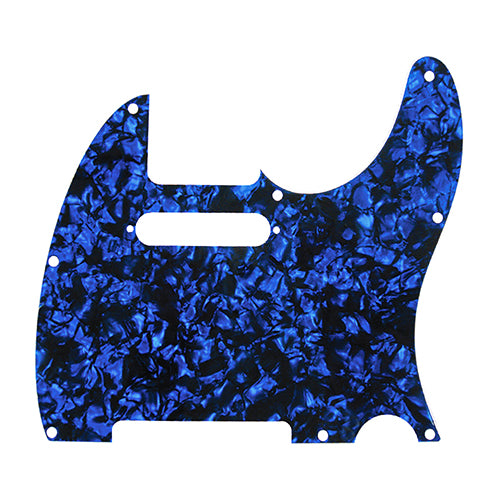 D'Andrea Pro Telecaster/Tele 8-Hole Guitar Pickguard - Blue Pearl, DPP-TL-BLP