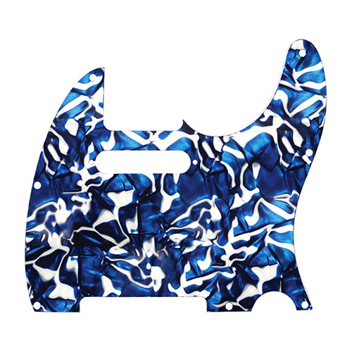 D'Andrea Pro Telecaster/Tele 8-Hole Guitar Pickguard - Blue Swirl, DPP-TL-BSP