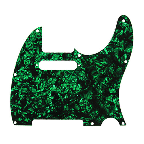 D'Andrea Pro Telecaster/Tele 8-Hole Guitar Pickguard - Green Pearl, DPP-TL-GRP
