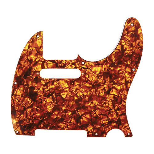 D'Andrea Pro Telecaster/Tele 8-Hole Guitar Pickguard - Orange Pearl, DPP-TL-ORP