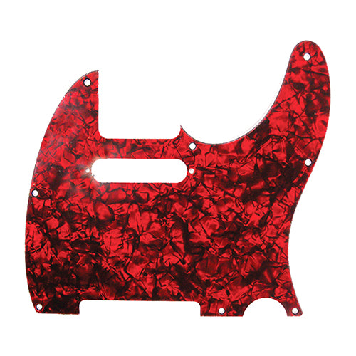 D'Andrea Pro Telecaster/Tele 8-Hole Guitar Pickguard - Red Pearl, DPP-TL-RDP