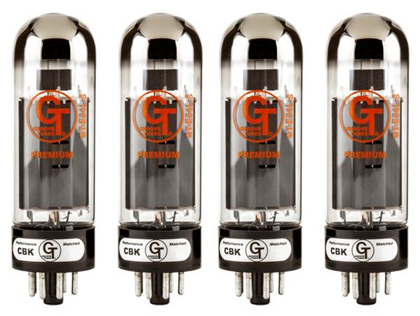Groove Tubes Gold GT-E34L-S Matched Power Tubes Medium (4-7 GT Rating) QUARTET