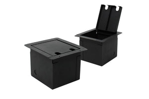 Elite Core FB6-2NE8FD Recessed Stage Pocket Floor Box w/ 4 XLR, 2 EtherCon Cat5e