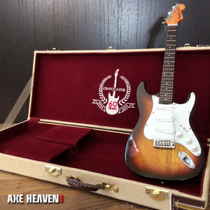 AXE HEAVEN Fender 60th Anniversary Miniature Strat Guitar Case, DISPLAY GIFT