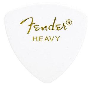 Fender 346 Classic Celluloid Guitar Picks - WHITE - HEAVY - 72-Pack (1/2 Gross)
