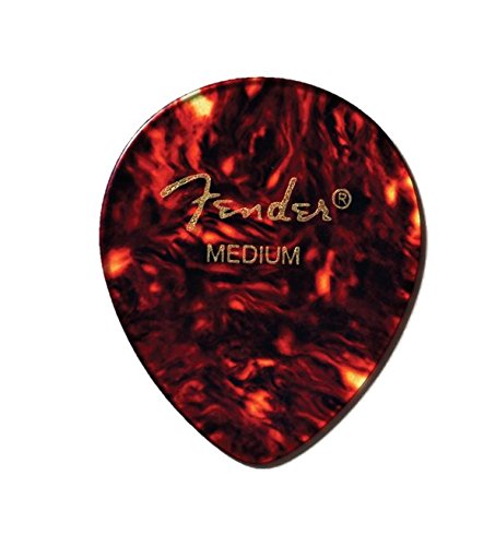 Fender 347 Classic Celluloid Guitar Picks - SHELL - MEDIUM - 12-Pack (1 Dozen)