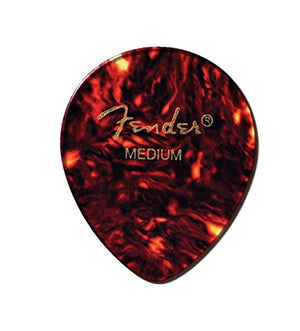 Fender 347 Classic Celluloid Guitar Picks - SHELL - MEDIUM - 12-Pack (1 Dozen)